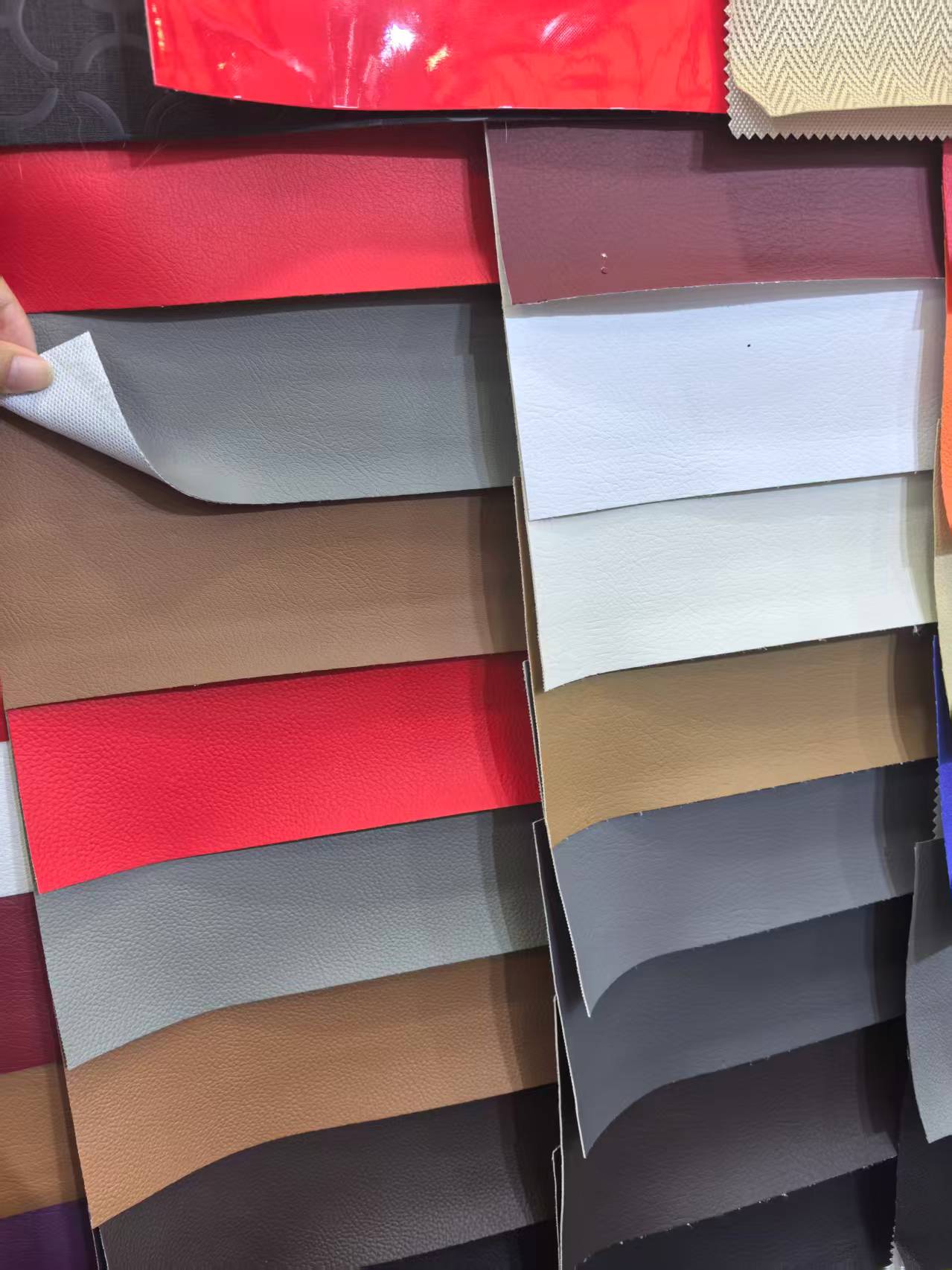 PVC Artificial Leather Texture Samples 1